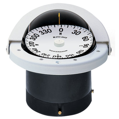 Ritchie FN-201W Navigator Compass - Flush Mount - White [FNW-201] | Compasses by Ritchie 