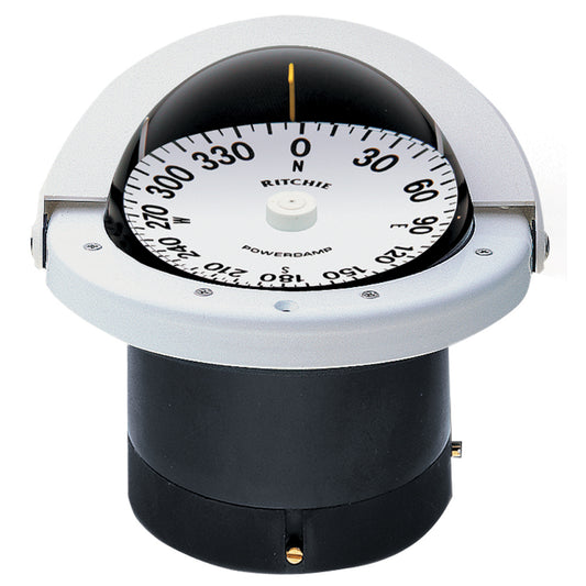 Ritchie FN-201W Navigator Compass - Flush Mount - White [FNW-201] | Compasses by Ritchie 