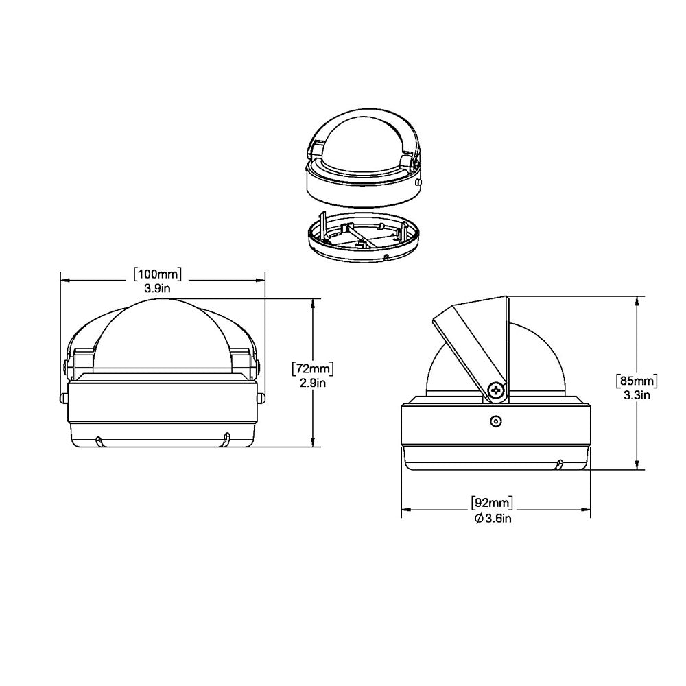 Ritchie RA-93 RitchieAngler Compass - Surface Mount - Gray [RA-93] | Compasses by Ritchie 