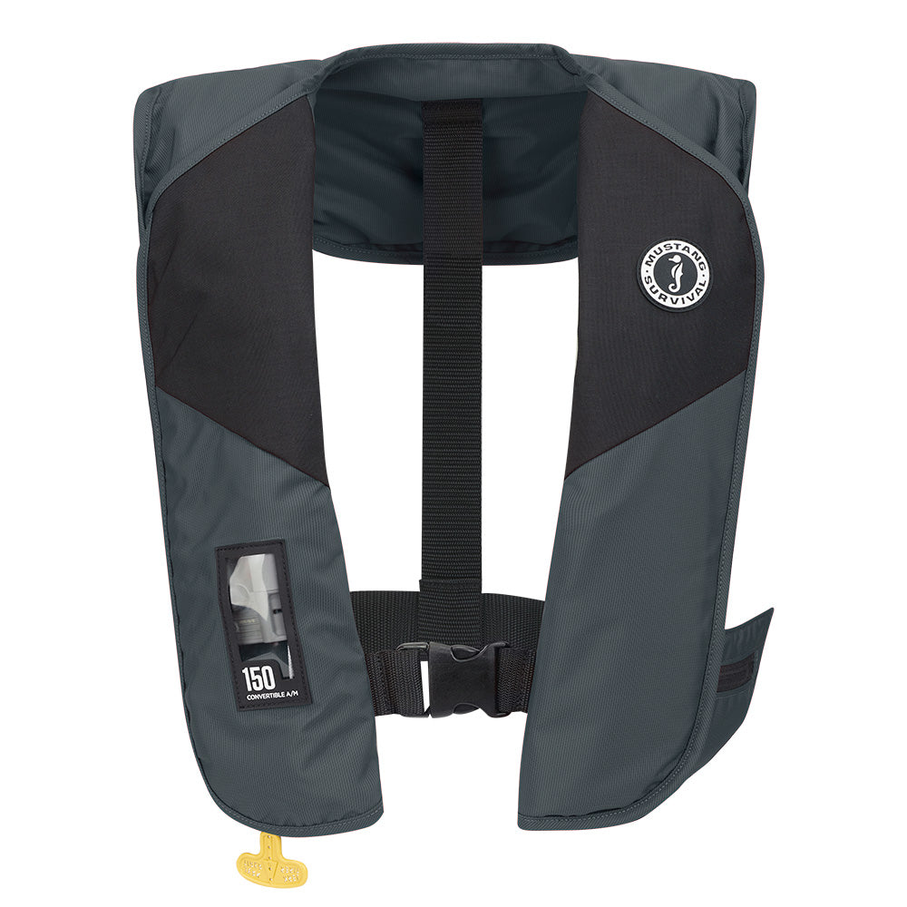 Mustang MIT 150 Convertible A/M Inflatable PFD - Admiral Grey