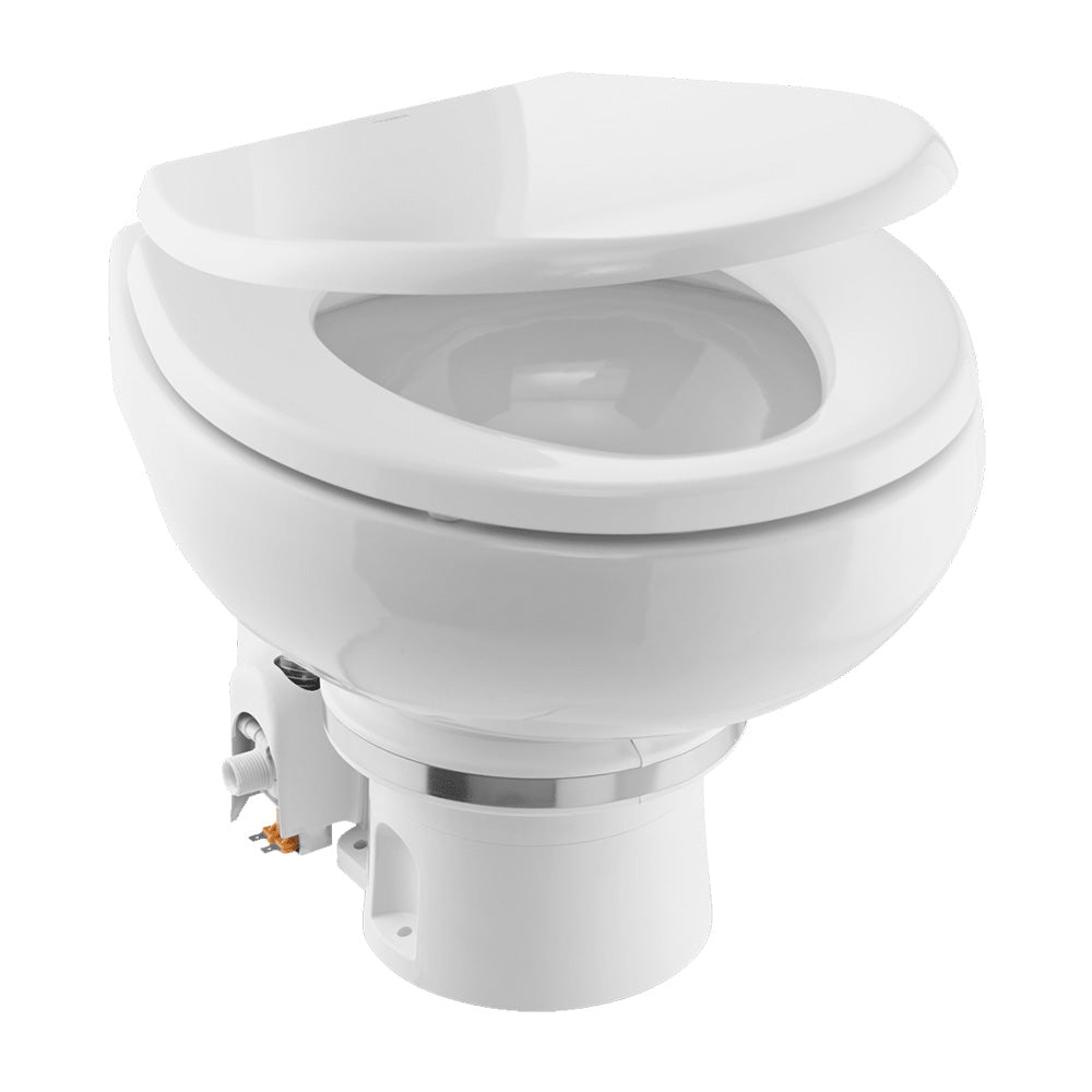 Dometic MasterFlush MF 7120 - White - Electric Macerating Toilet w/Orbit Base  Slow Close Seat - Freshwater - 12V