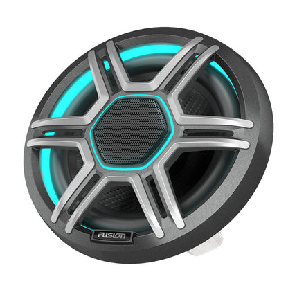 Fusion Apollo 6.5" LED Marine Speakers w/Sports Grey Grille