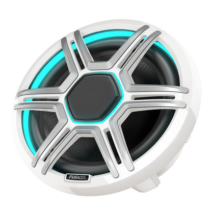 Fusion Apollo 8.8" LED Marine Speakers w/Sports White Grille