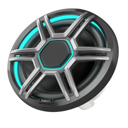 Fusion Apollo 8.8" LED Marine Speakers w/Sports Grey Grille