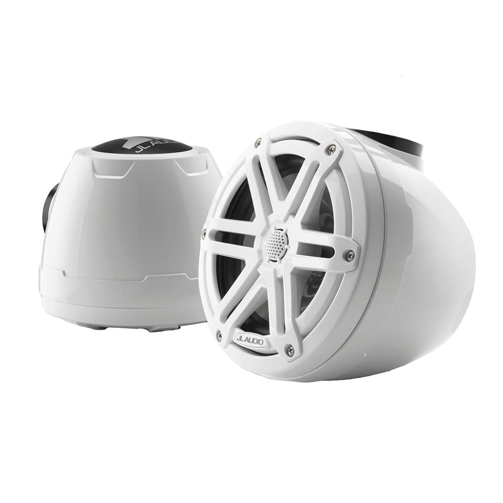 JL Audio M3 VeX Series 6.5" Enclosed Coaxial Speakers w/White Sports Grilles - M3-650VEX-Gw-S-Gw