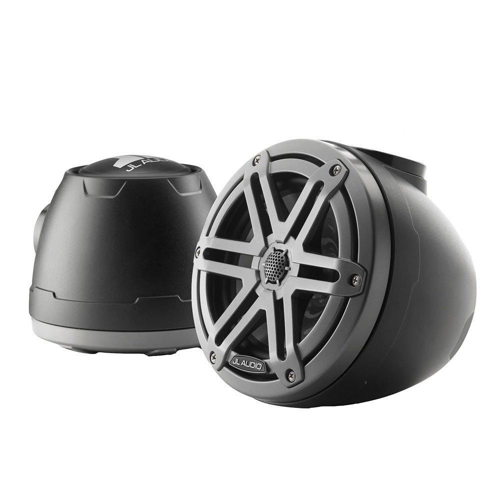 JL Audio M3 VeX Series 6.5" Enclosed Coaxial Speakers w/Grey Sports Grilles - M3-650VEX-Mb-S-Gm