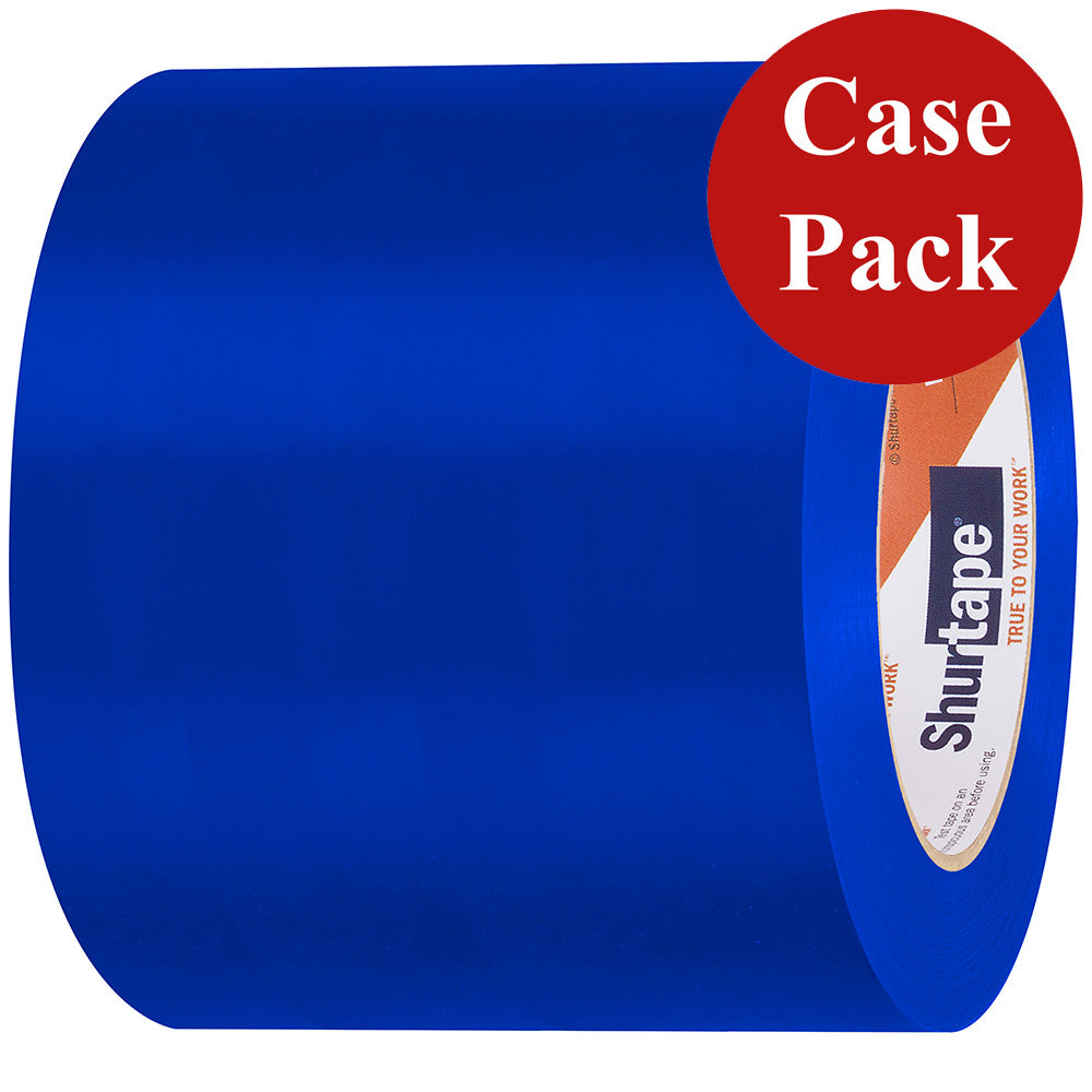 Shurtape UV-Resistant Marine Hull Preservation Tape - 96MM - 33M Roll - Straight Edge Blue *Case of 12 Rolls*