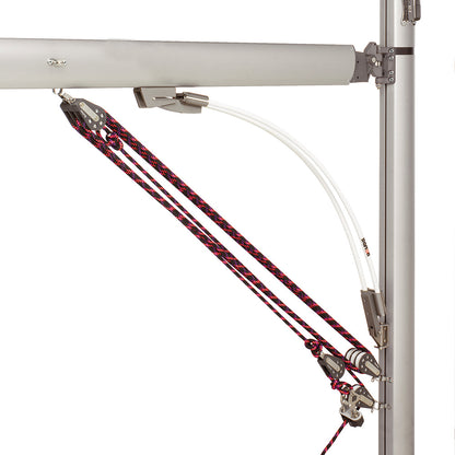 Barton Boomstrut - Silver/White f/Boats 30-40'