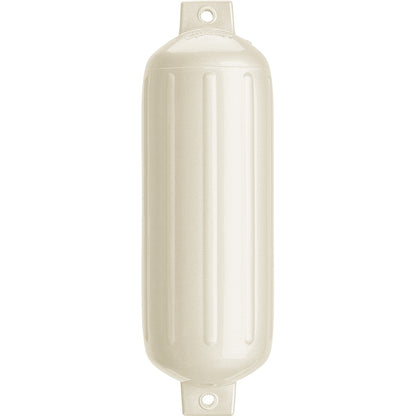 Polyform G-5 Twin Eye Fender 8.8" x 26.8" - Metallic White