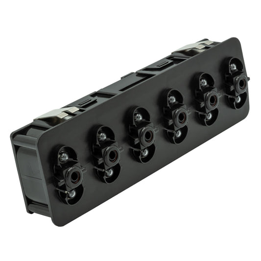 Maretron VMM6 Contura Series Digital Switch Module, 6 Rocker - No Actuators w/Right Switch 3-Position  Blue LEDs