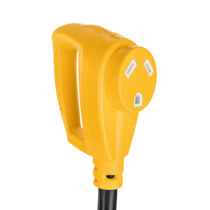 Camco Power Grip 18" Dogbone Adapter - 50 Amp Male/30 Amp Female