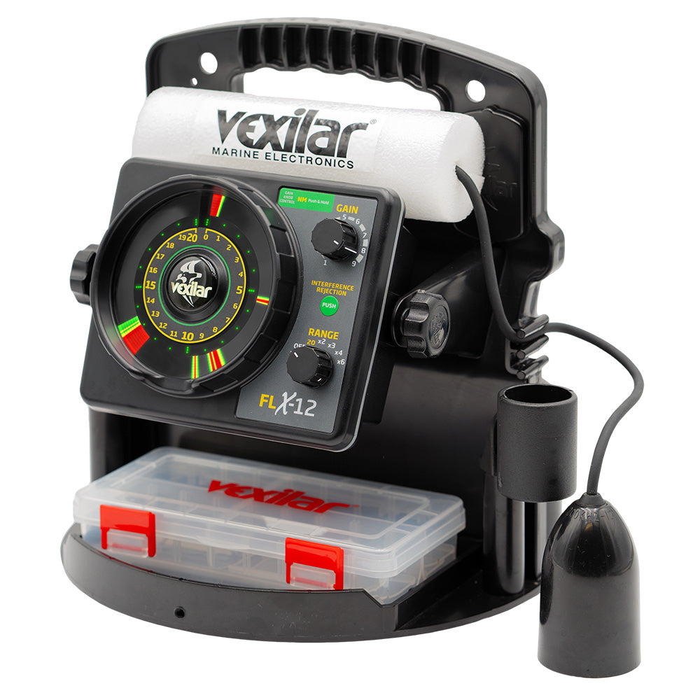Vexilar FLX-12 Pro Pack II Fishing System w/12 Degree Ice Ducer