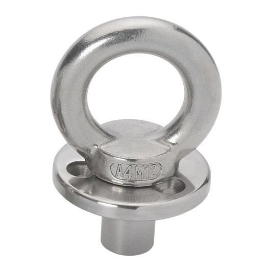 Barton Deck Plate w/Fixing  Eye w/Blanking Plug - M12 Eye