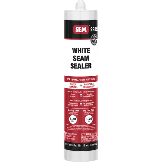 SEM 1K Seam Sealer - 10.1oz Tube - White