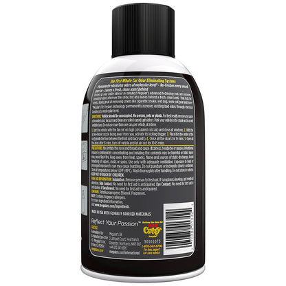 Meguiar's Whole Car Air Refresher Odor Eliminator - Black Chrome Scent