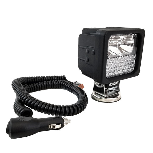 Golight GXL LED Hybrid Portable Work Light Series Magnetic Mount w/No Remote - 12V - Black