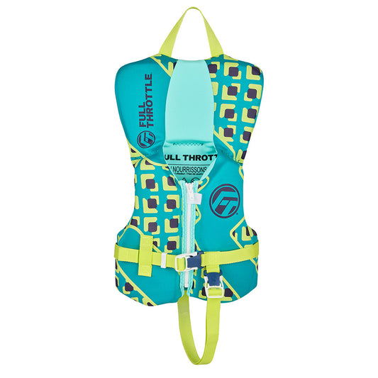 Full Throttle Infant Rapid Dry Life Jacket - Aqua