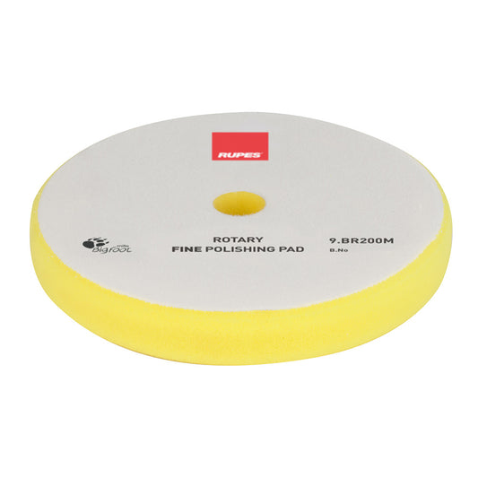 RUPES Rotary Fine Polishing Foam Pad 175/180mm - Yellow
