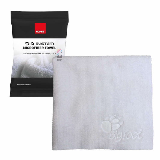 RUPES D-A System Microfiber Towel 16x16 - White