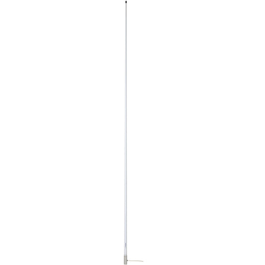Scout 8' White VHF Antenna 6dB Stainless Steel Ferrule w/5M RG-58 Coax Includes PL-259 KS-42