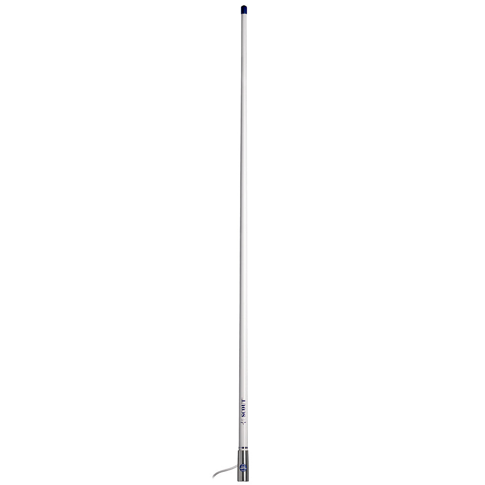 Scout Titan Series 4' White AM/FM Antenna Fiberglass