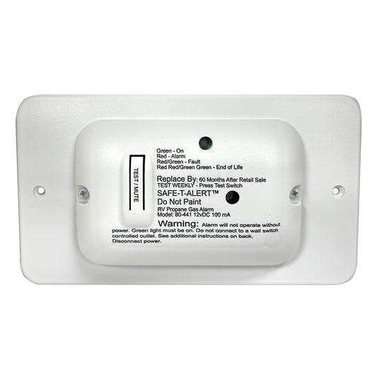 Safe-T-Alert 80 Series White Propane Gas Alarm - 12V