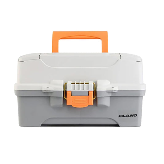 Plano Two-Tray Tackle Box - Light Grey/Dark Grey