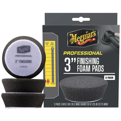 Meguiar's Professional 3" Finishing Foam Pads *3-Pack