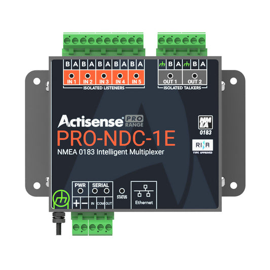 Actisense PRO NMEA 0183 Multiplexer - 5 Inputs  2 ISO-Drive Outputs, Ethernet  Serial Connections