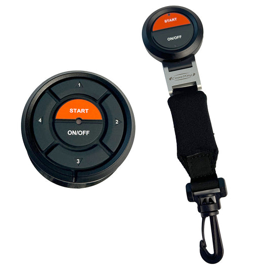 CoastKey Standard Single Mercury Engine Keyless Ignition w/Keyless Stop/Start, Remote Stop/Start,  Ecos