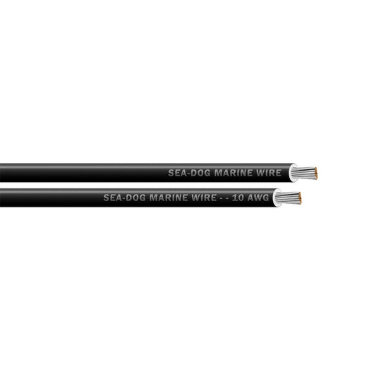Sea-Dog 10 AWG Black Primary Wire - 1000'