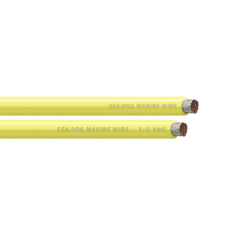 Sea-Dog 1/0 AWG Yellow Battery Cable - 250'