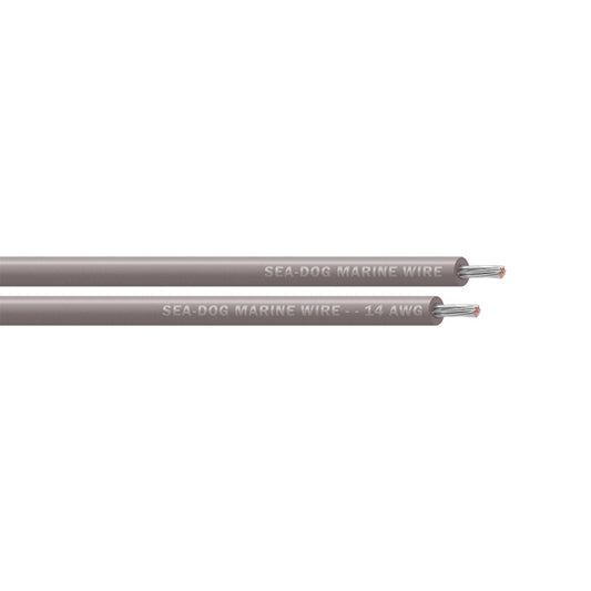 Sea-Dog 14 AWG Grey Primary Wire- 250'