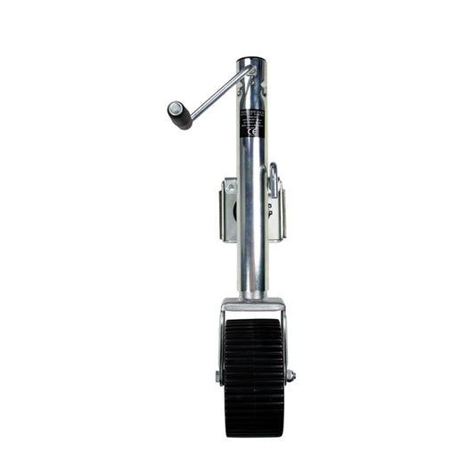 Powerwinch Utility Series Jack - 1500lb, Weld-On, Single Wheel Wide, Zinc