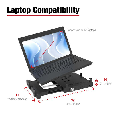 RAM Mount RAM Tough-Tray III Spring-Loaded Laptop Tray