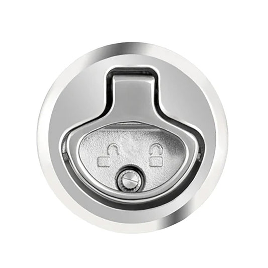 Whitecap 2" Beveled Locking Slam Latch w/Backing Plate