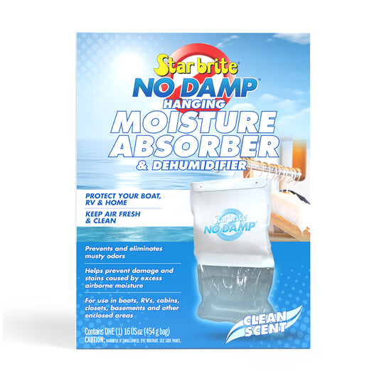 Star brite No Damp Moisture Absorber  Dehumidifier Hanging Bag - 16 oz