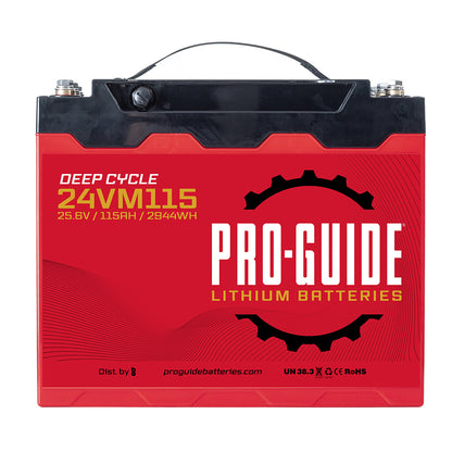 Pro-Guide Alpha Series Lithium Battery - 24V - 115AH - Group 31 (Tall)