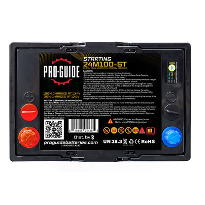 Pro-Guide Signature Series Lithium Starting Battery - 12V - 100AH - Group 24