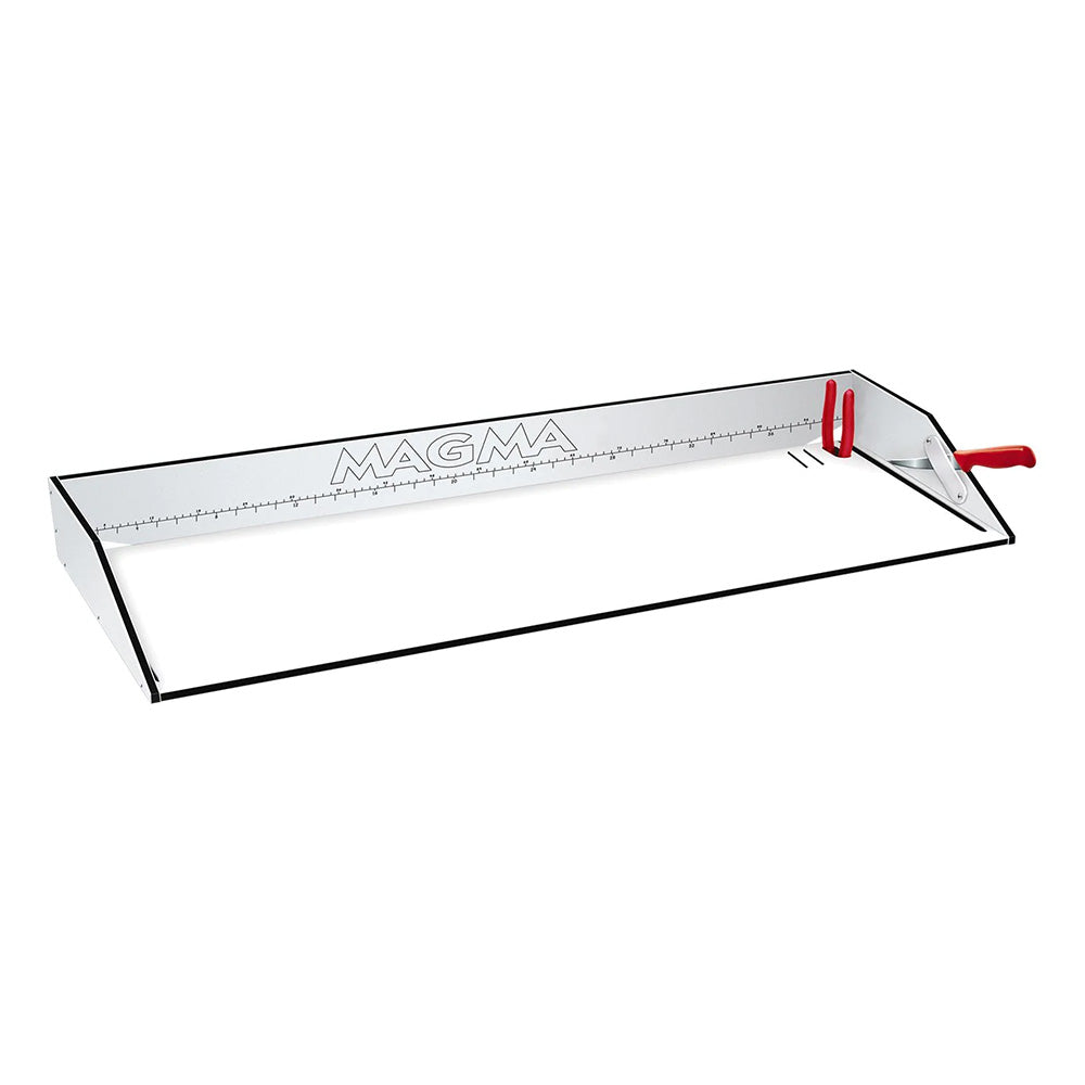 Magma First Mate Cutting  Serving Table w/Engraved Ruler - 31" Long x 12.5" Deep x 3 7/8" High