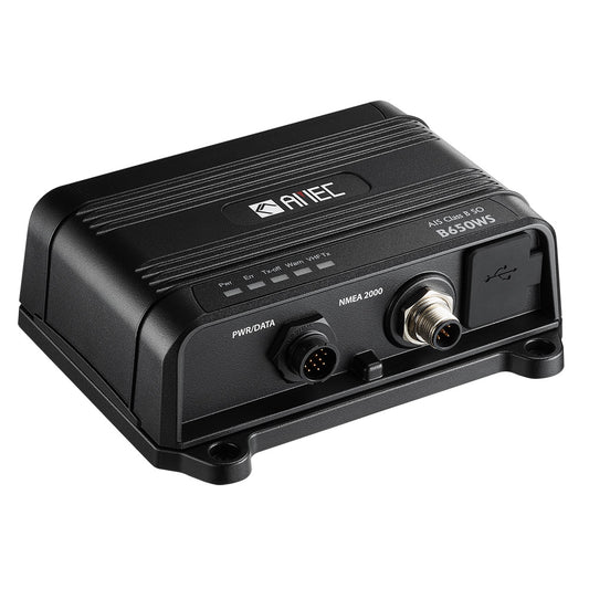 AMEC B650WS Class B AIS Transceiver w/WI-FI  VHF Antenna Splitter - 5W-SOTDMA, NMEA 2000, NMEA 0183, USB