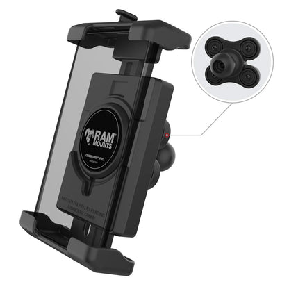 Ram Mount RAM Quick-Grip Pro XL Phone Holder w/Ball  Vibration Damper