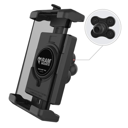 Ram Mount RAM Quick-Grip Pro XL Phone Holder w/Ball  Vibration Damper