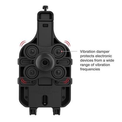 Ram Mount RAM Quick-Grip Pro Phone Holder w/Ball  Vibration Damper