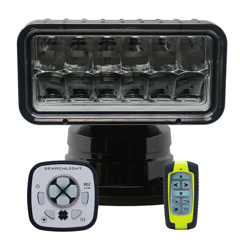 ACR RCL-200 Black Wireless LED Searchlight w/URP-103 Wired Point Pad  URH-103 Wireless Handheld Remote
