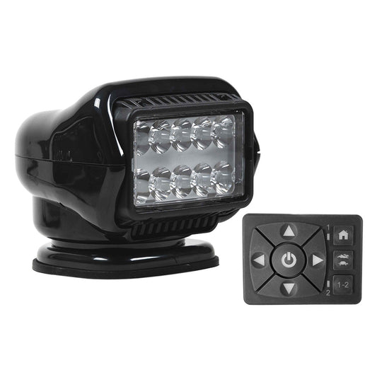 Golight Stryker ST Series LED Hybrid Light - Permanent Mount - Wired Dash Remote - 12V - Black