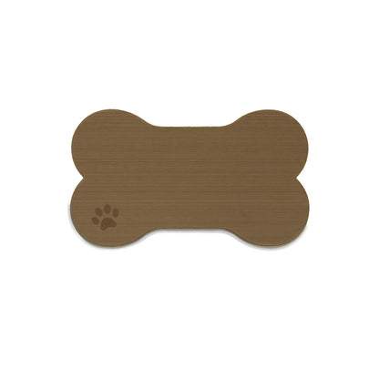 SeaDek Dog Bowl Mat - Cappuccino/Black - Small - 12" x 21"