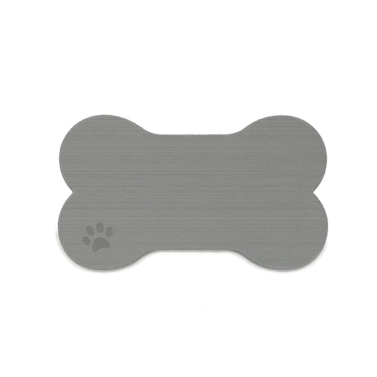 SeaDek Dog Bowl Mat - Storm Grey/Black - Medium - 12.5" x 24"