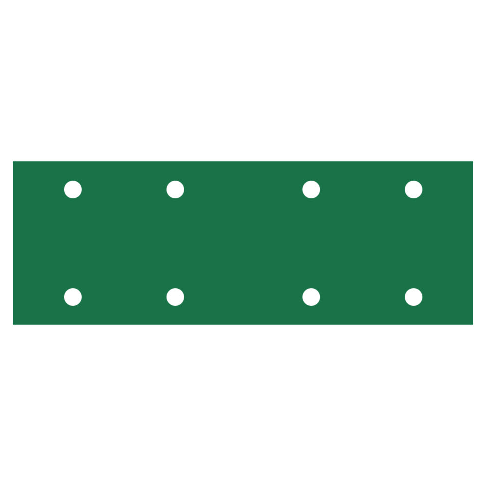 RUPES PROCUT Film Abrasive Sheets 70mm x 200mm (2.75" x 7.8") - 8 Holes - P120 Grit *Box of 100pcs