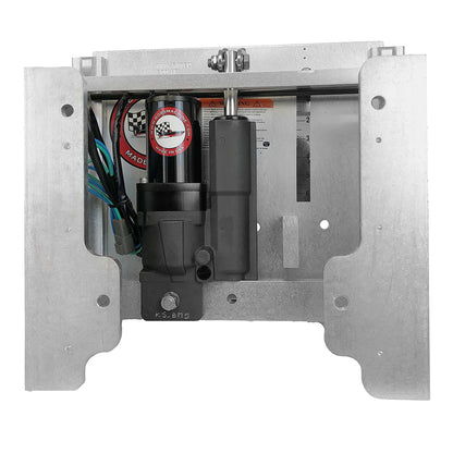 Bob's Machine 8" Setback Action Series Hydraulic Jack Plate - Silver